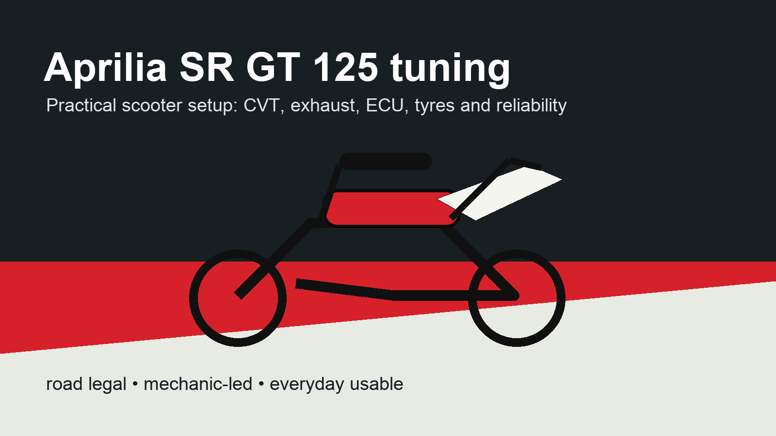 Aprilia SR GT 125 tuning