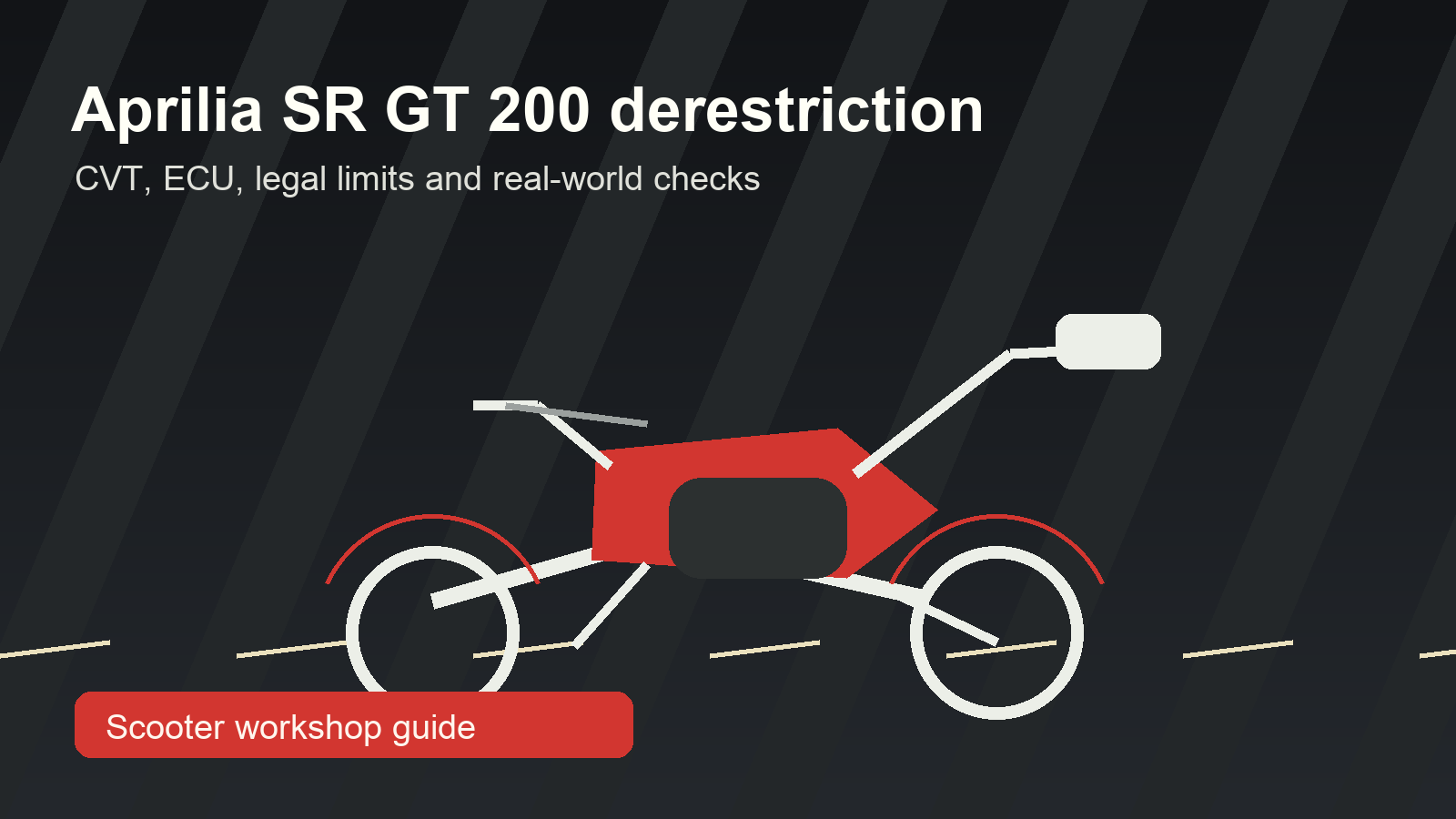Aprilia SR GT 200 derestriction
