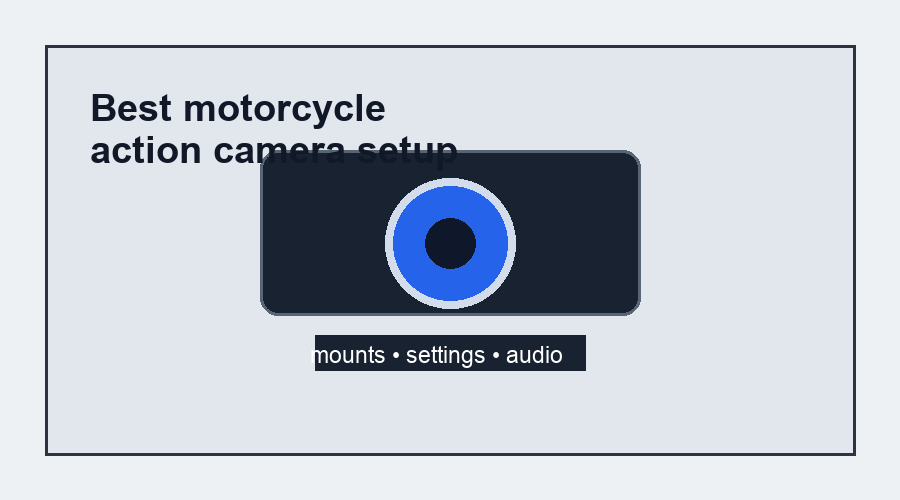 Best Motorcycle Action Camera Setup: Mounts, Settings and Accessories