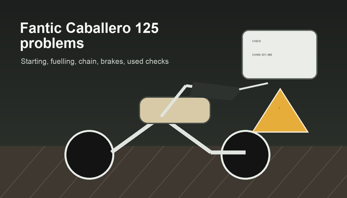 Fantic Caballero 125 problems Fantic Caballero 125 problems