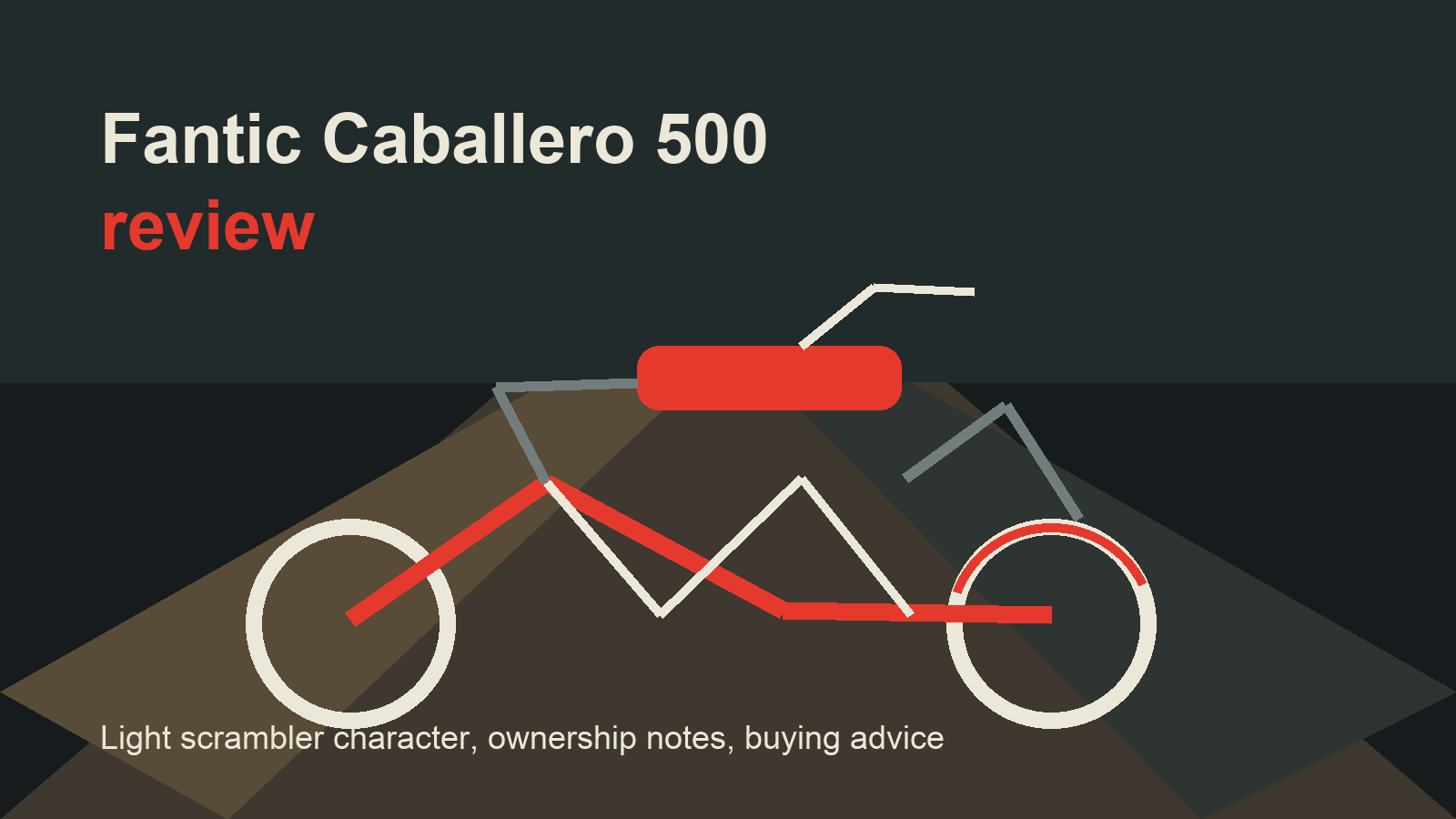 Fantic Caballero 500 review