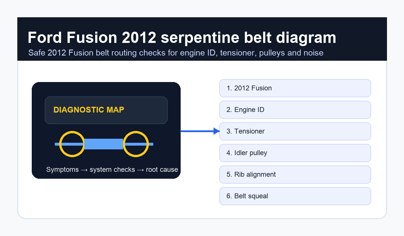 Ford Fusion 2012 serpentine belt diagram Ford Fusion 2012 serpentine belt diagram