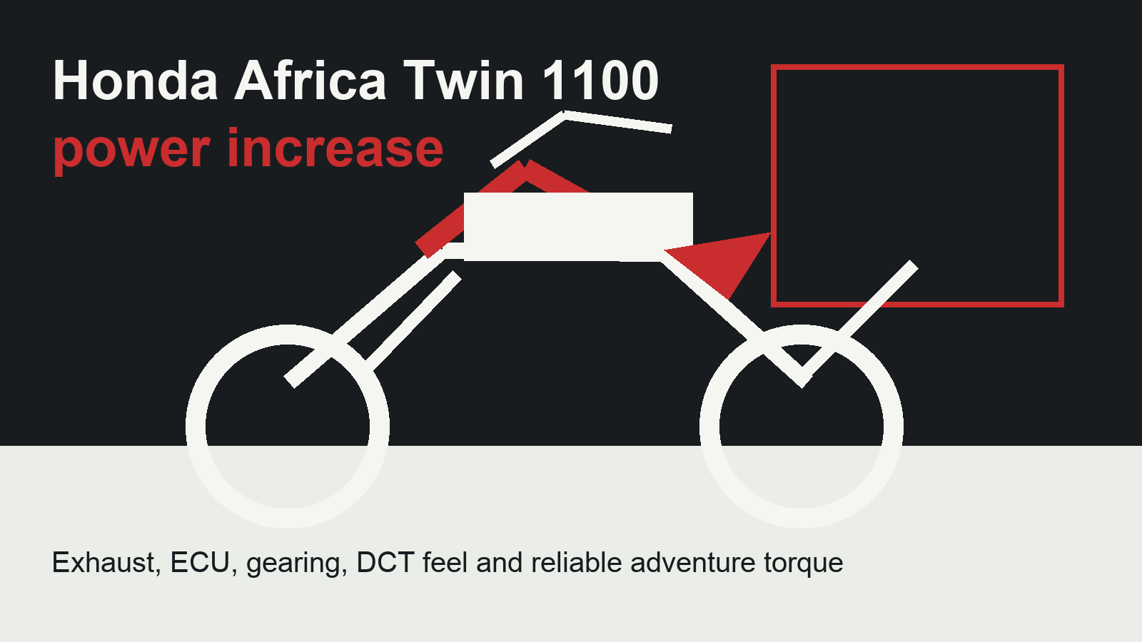 Honda Africa Twin 1100 power increase