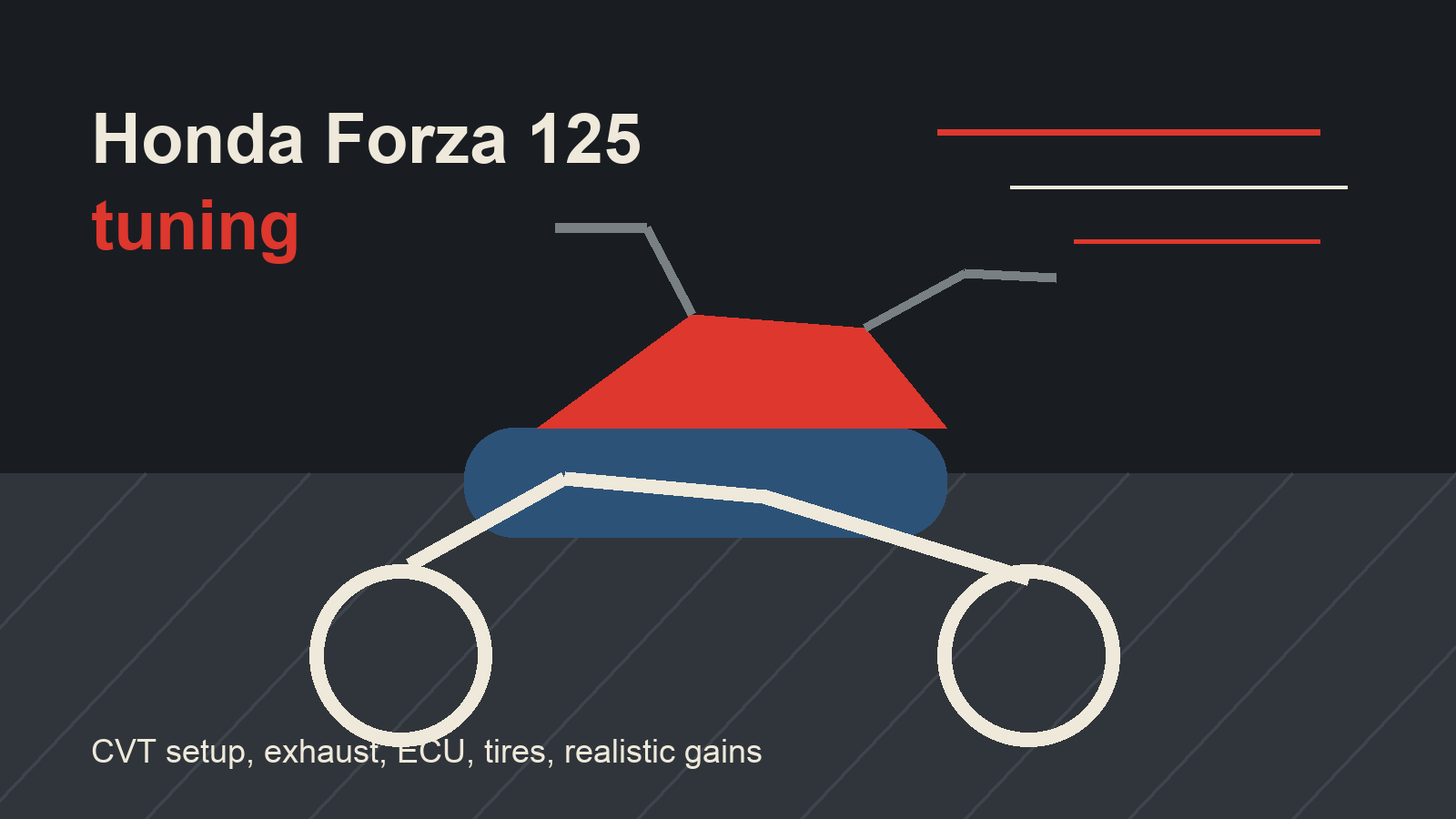 Honda Forza 125 tuning