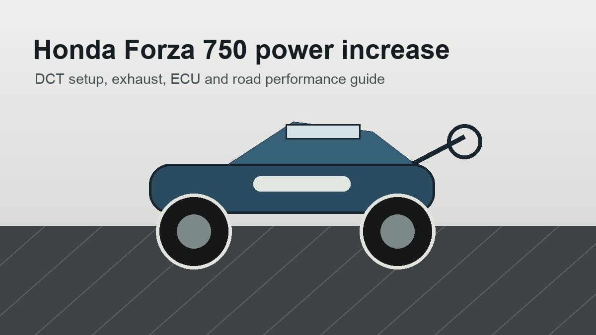 Honda Forza 750 power increase Honda Forza 750 power increase