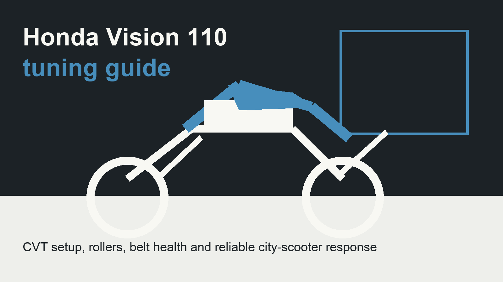 Honda Vision 110 tuning