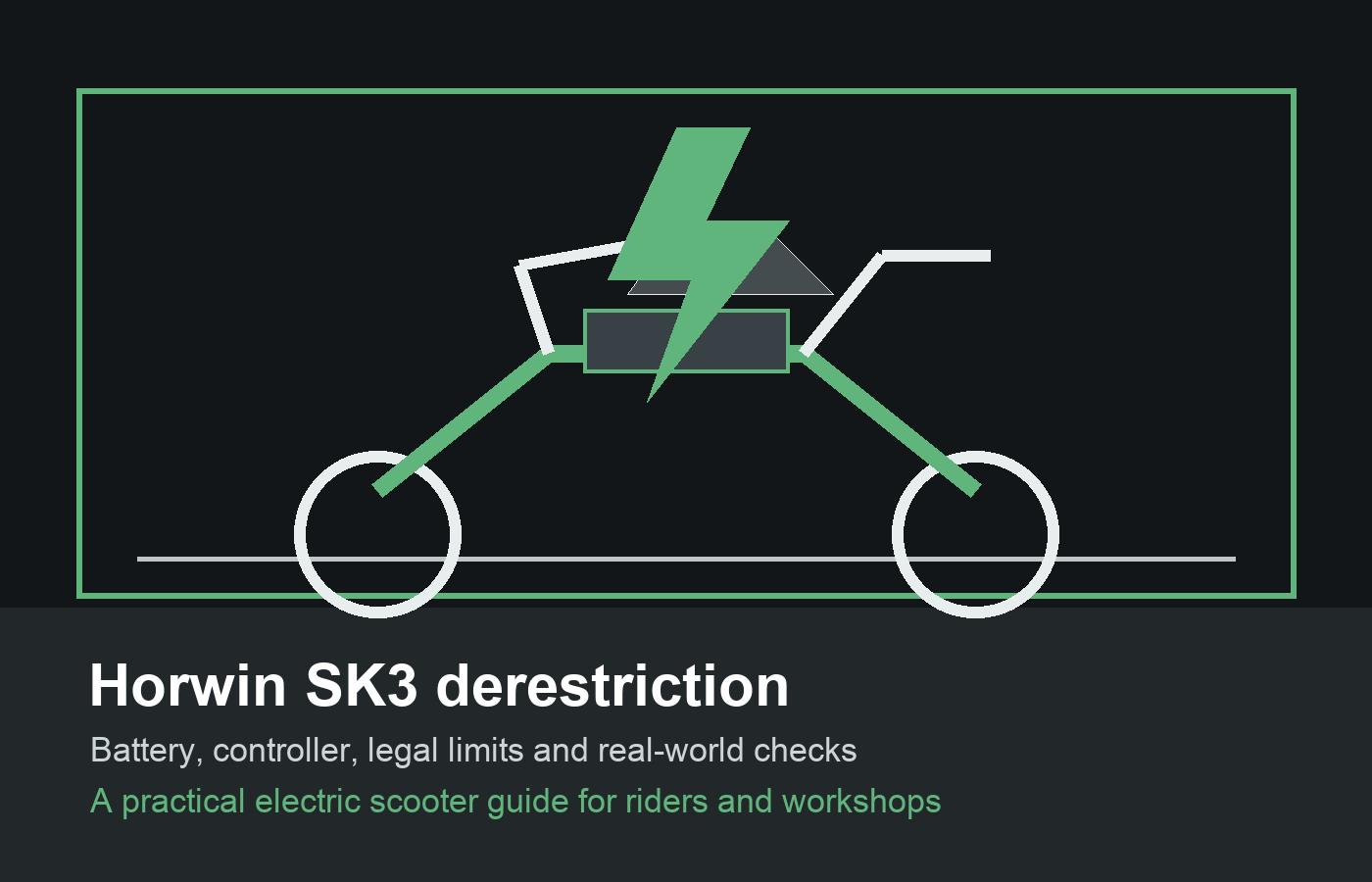 Horwin SK3 derestriction