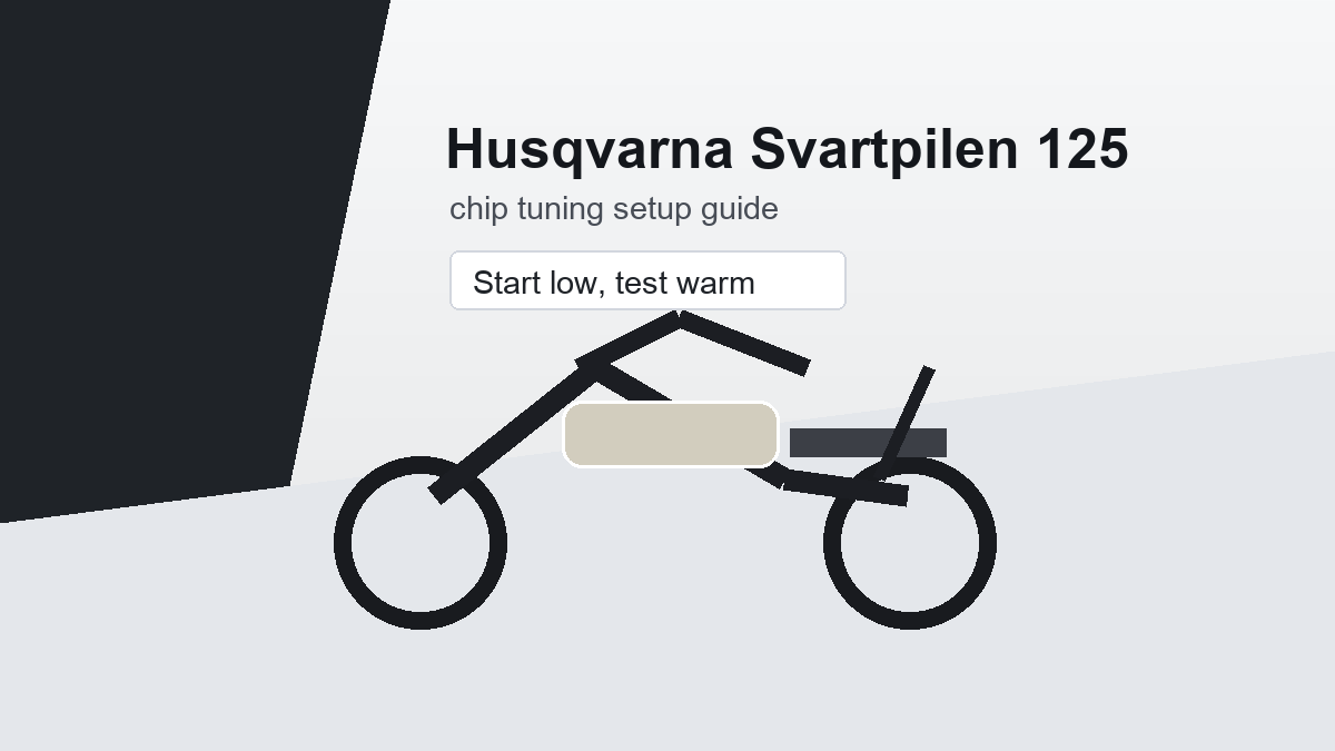 Husqvarna Svartpilen 125 chip tuning Husqvarna Svartpilen 125 chip tuning