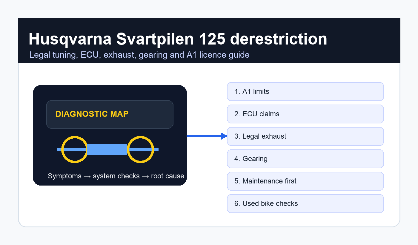 Husqvarna Svartpilen 125 derestriction Husqvarna Svartpilen 125 derestriction