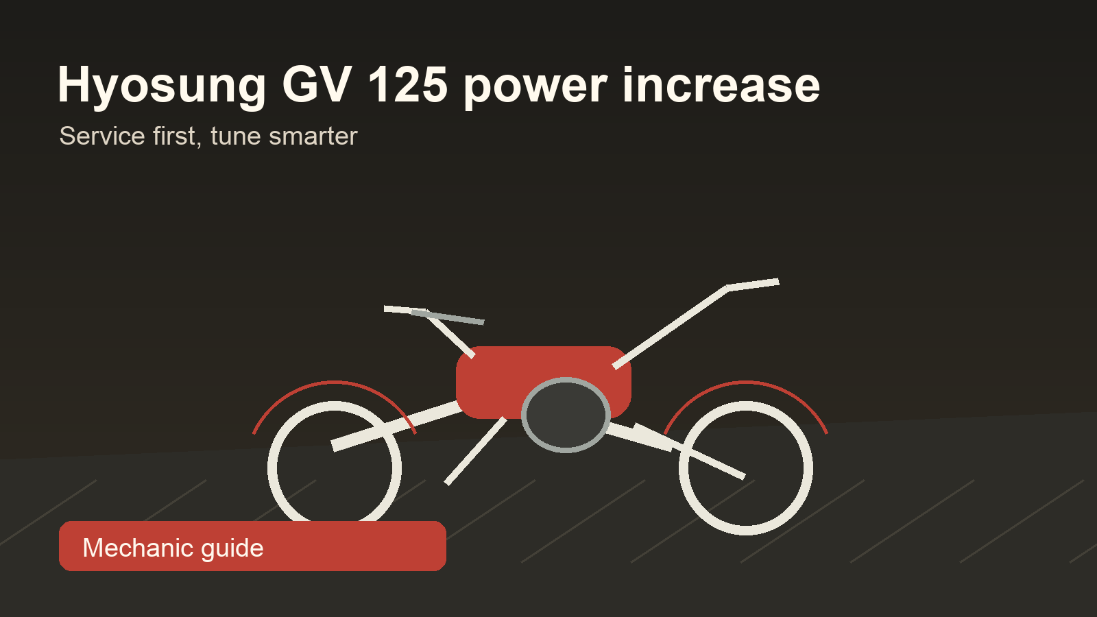 Hyosung GV 125 power increase