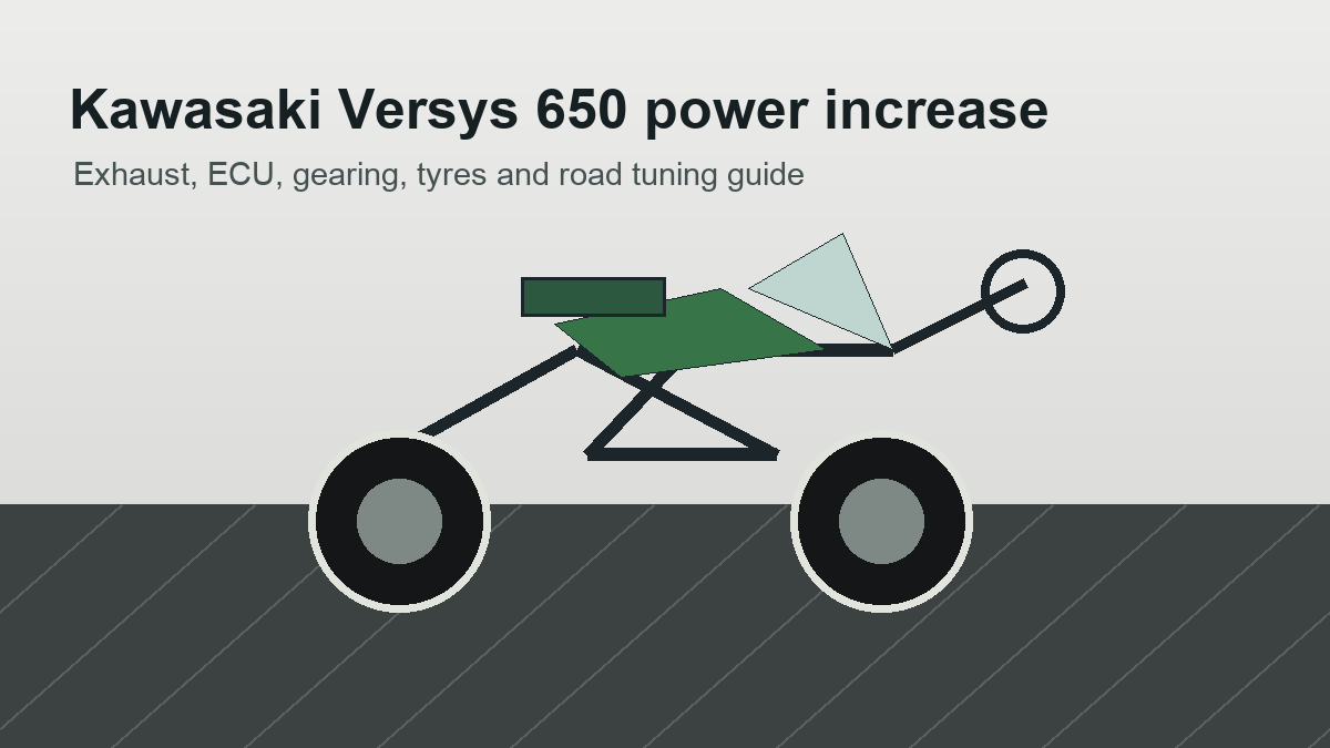 Kawasaki Versys 650 power increase Kawasaki Versys 650 power increase