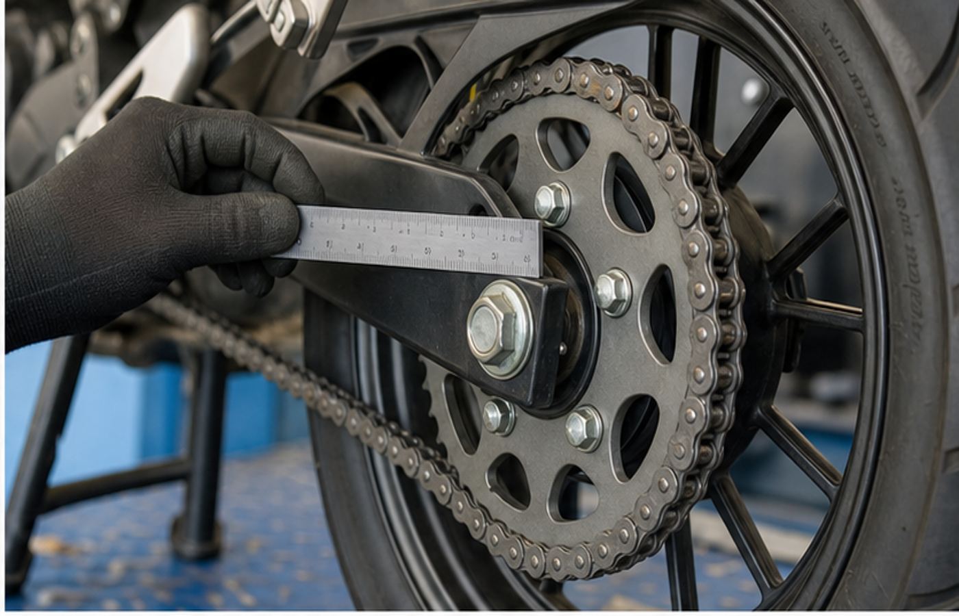 KSR GRS 125 derestriction chain gearing check KSR GRS 125 chain and sprocket gearing check before derestriction