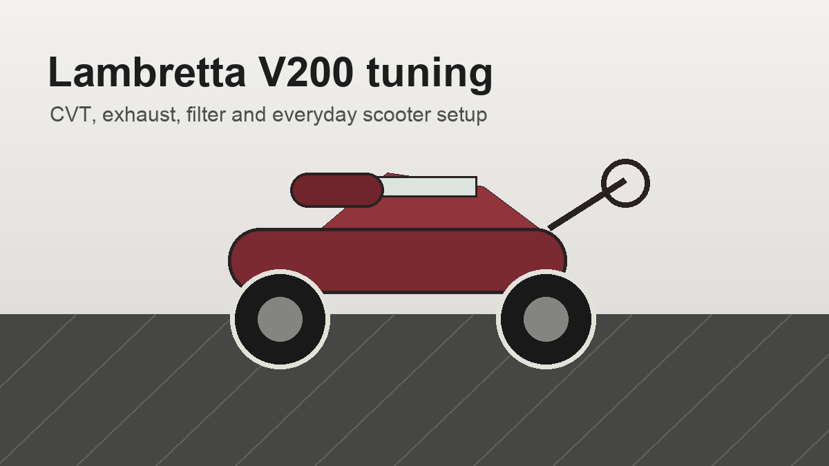 Lambretta V200 tuning