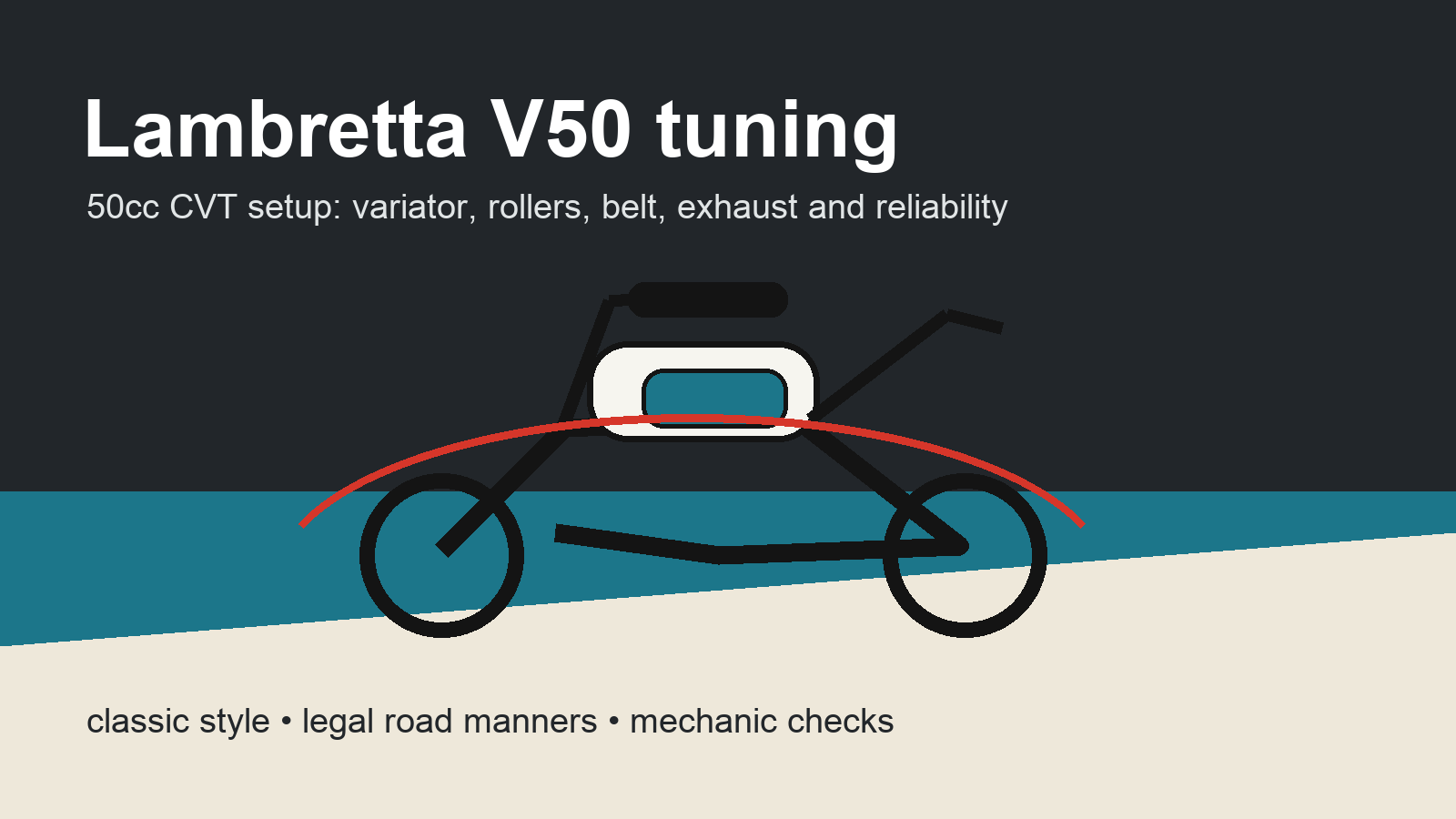 Lambretta V50 tuning Lambretta V50 tuning