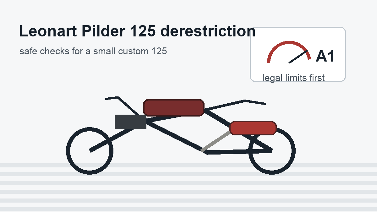Leonart Pilder 125 derestriction Leonart Pilder 125 derestriction