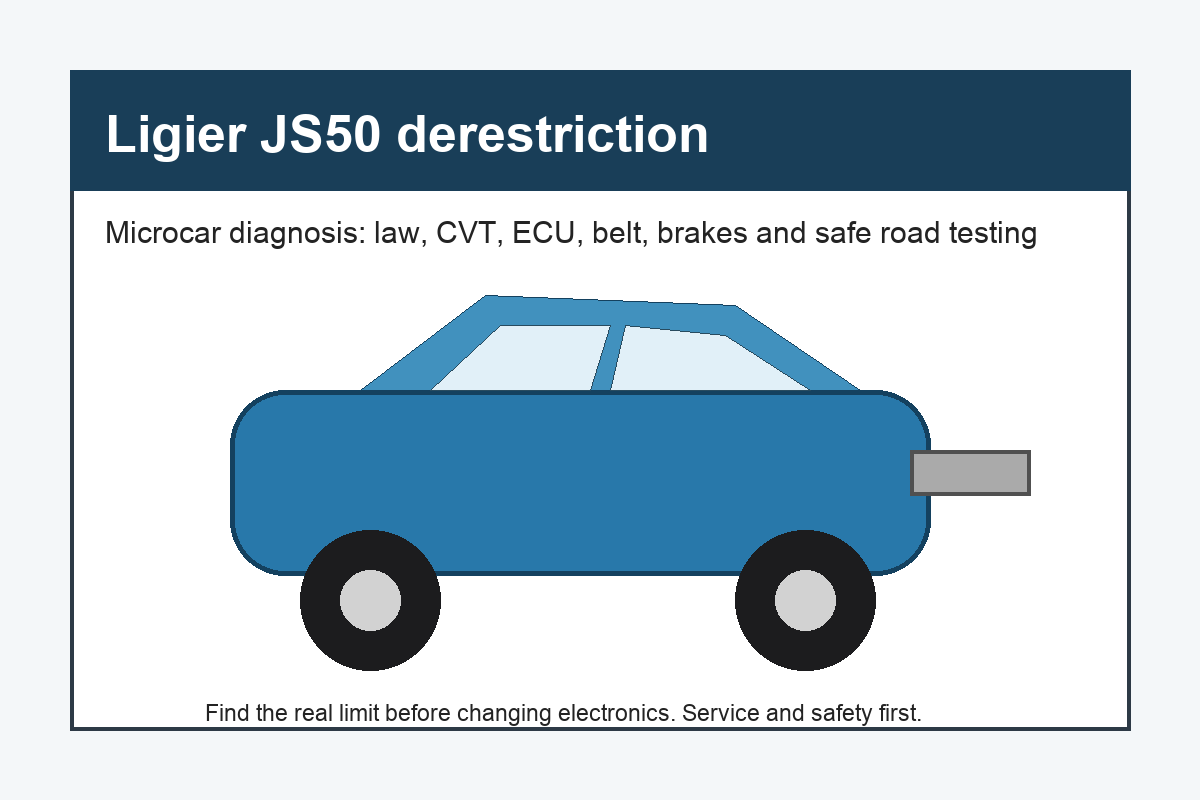 Ligier JS50 derestriction