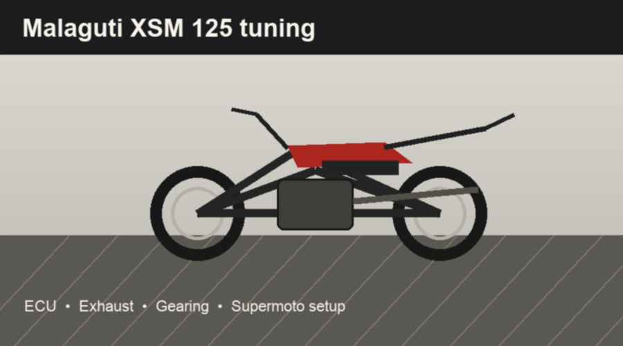 Malaguti XSM 125 tuning
