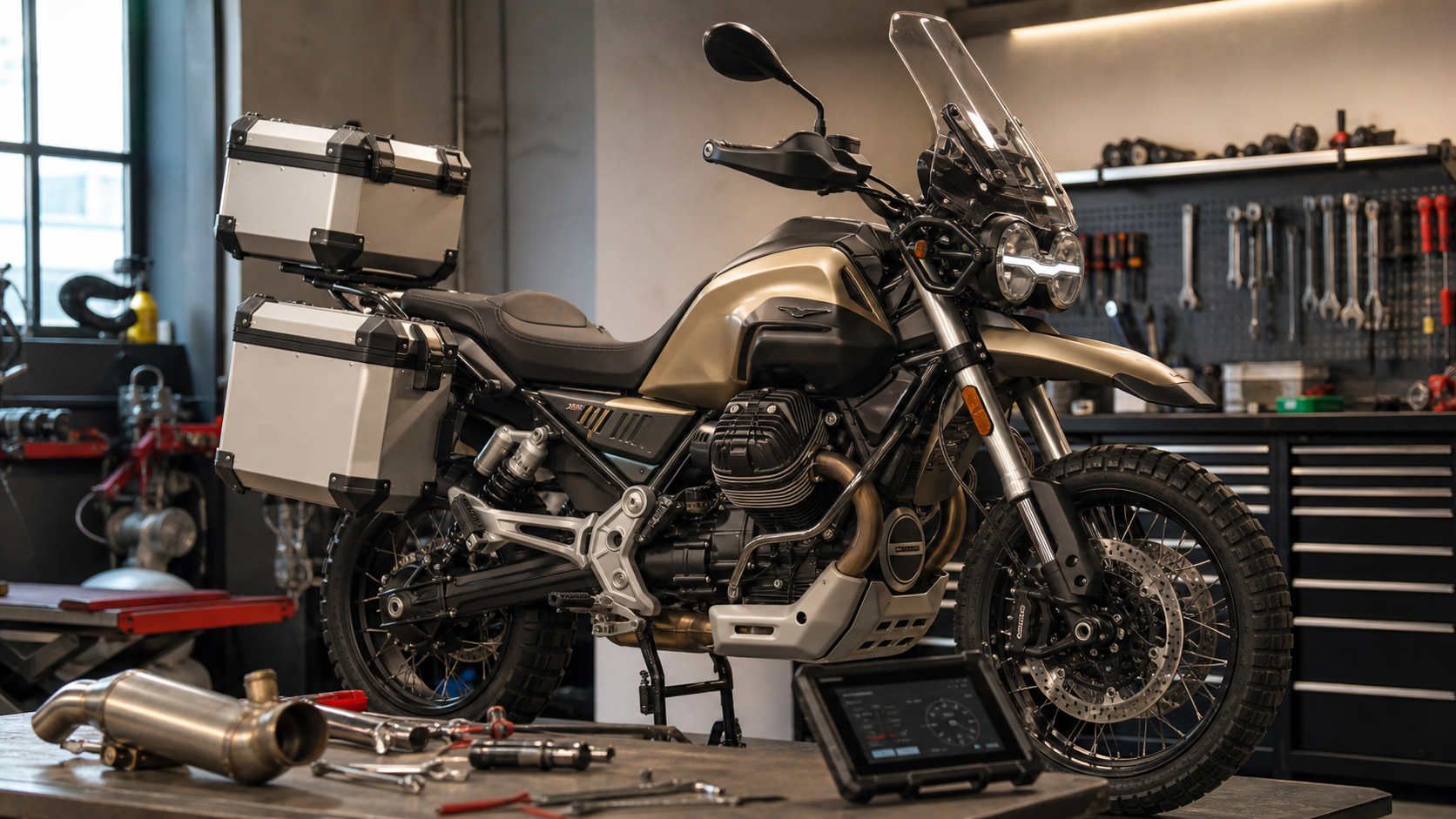 Moto Guzzi V85TT power increase