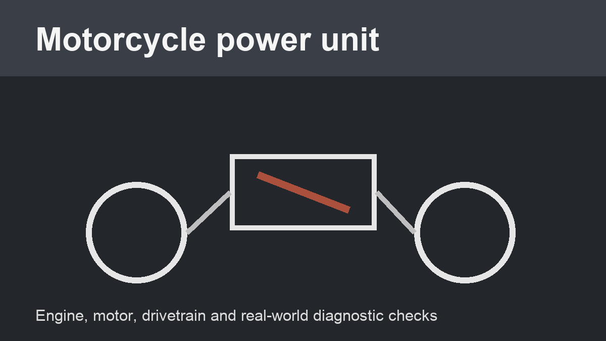 Motorcycle power unit