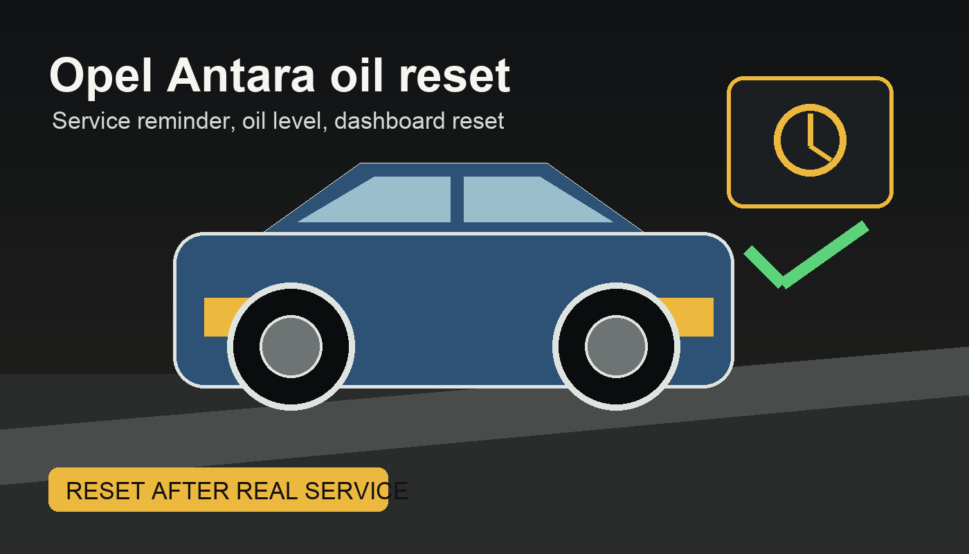 Opel Antara oil reset Opel Antara oil reset