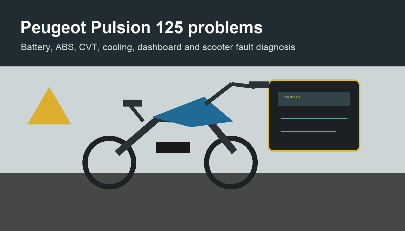 Peugeot Pulsion 125 problems
