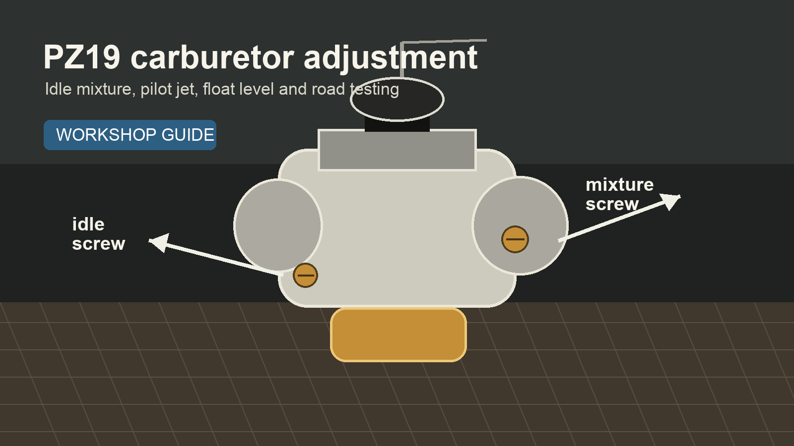 PZ19 carburetor adjustment