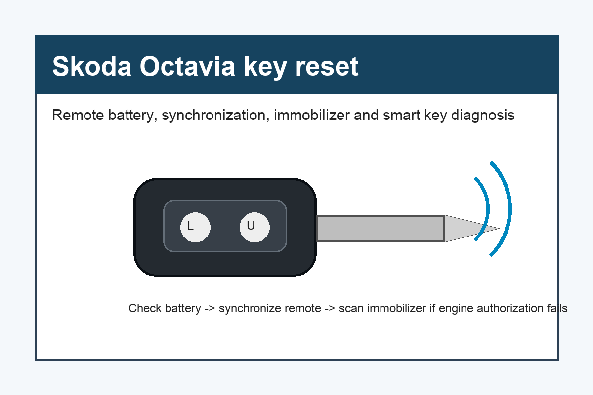 Skoda Octavia key reset Skoda Octavia key reset