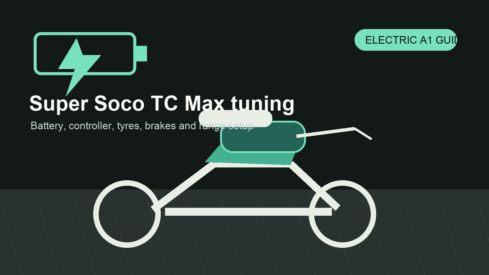 Super Soco TC Max tuning Super Soco TC Max tuning