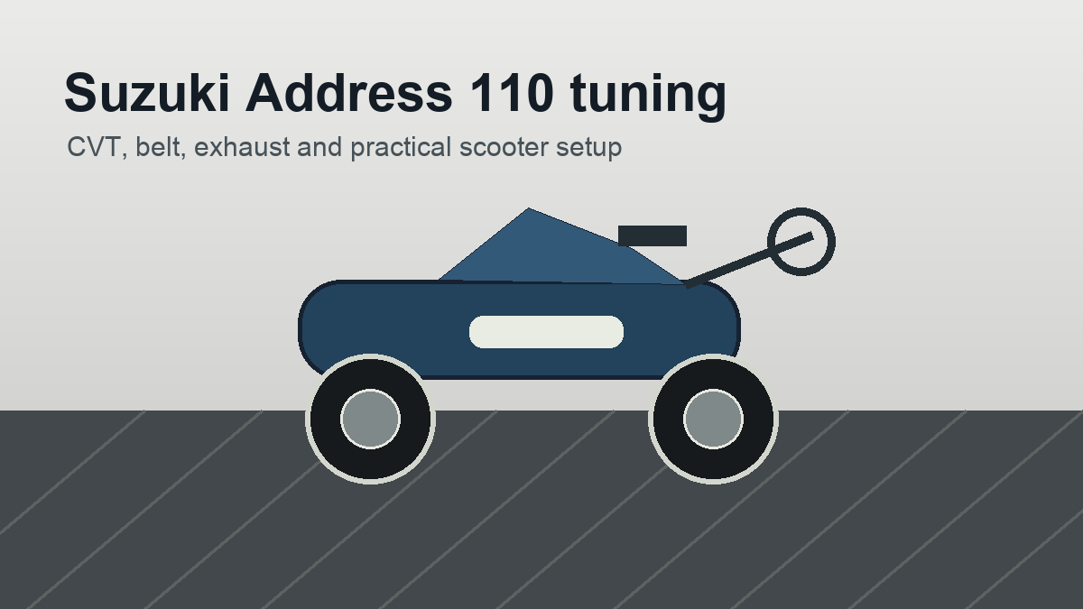 Suzuki Address 110 tuning Suzuki Address 110 tuning