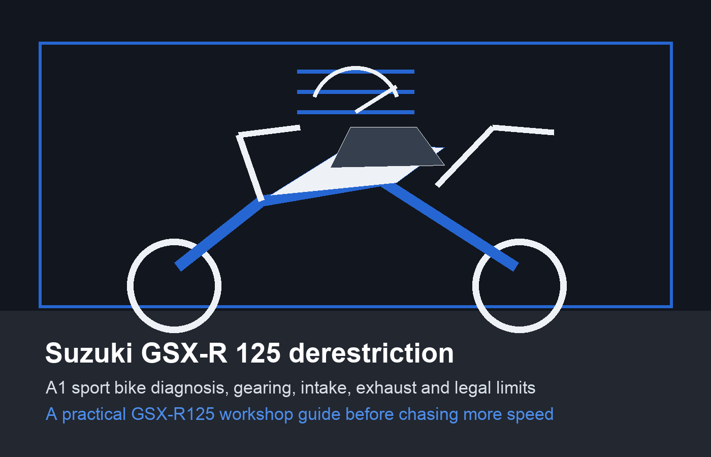 Suzuki GSX-R 125 derestriction