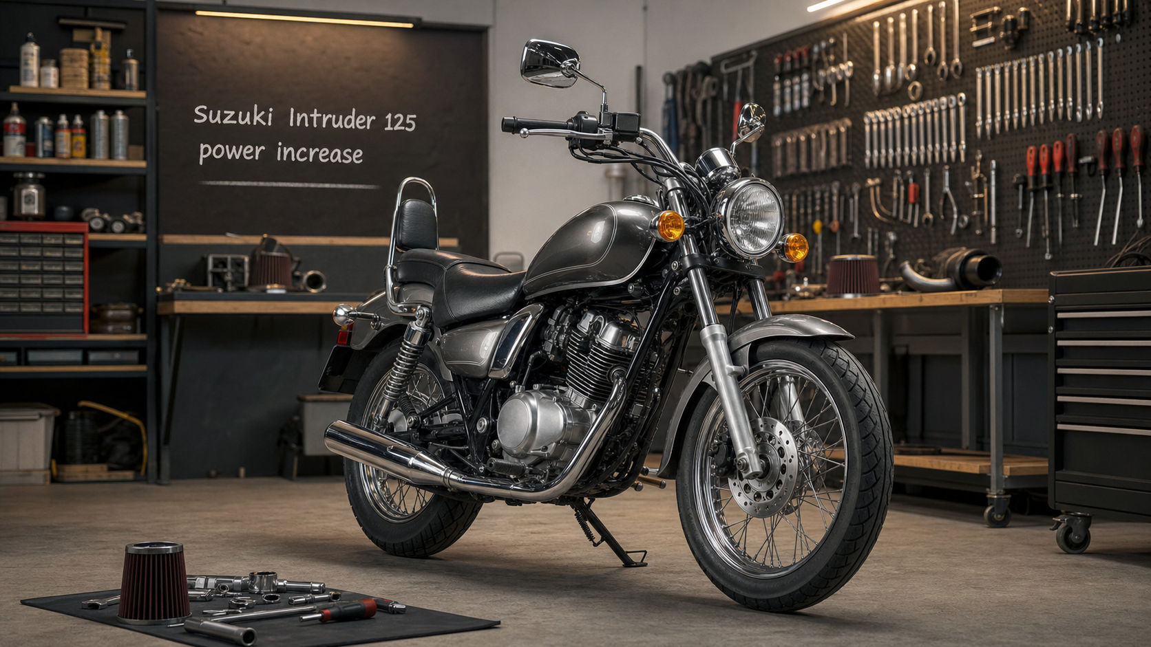 Suzuki Intruder 125 power increase