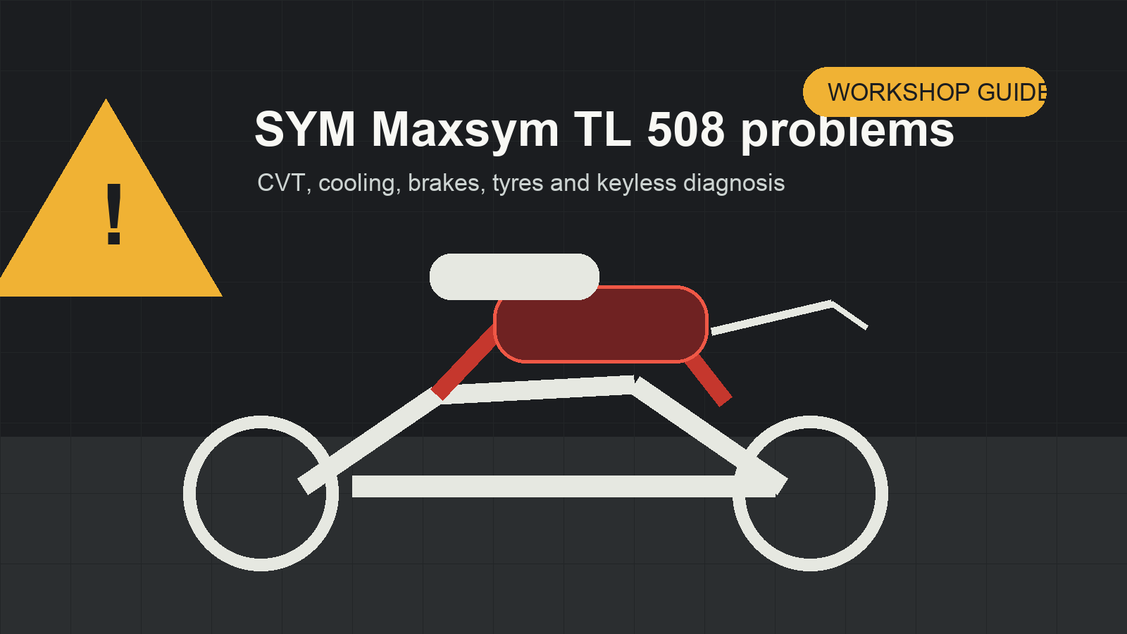 SYM Maxsym TL 508 problems