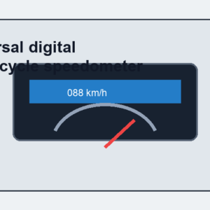 universal digital motorcycle speedometer