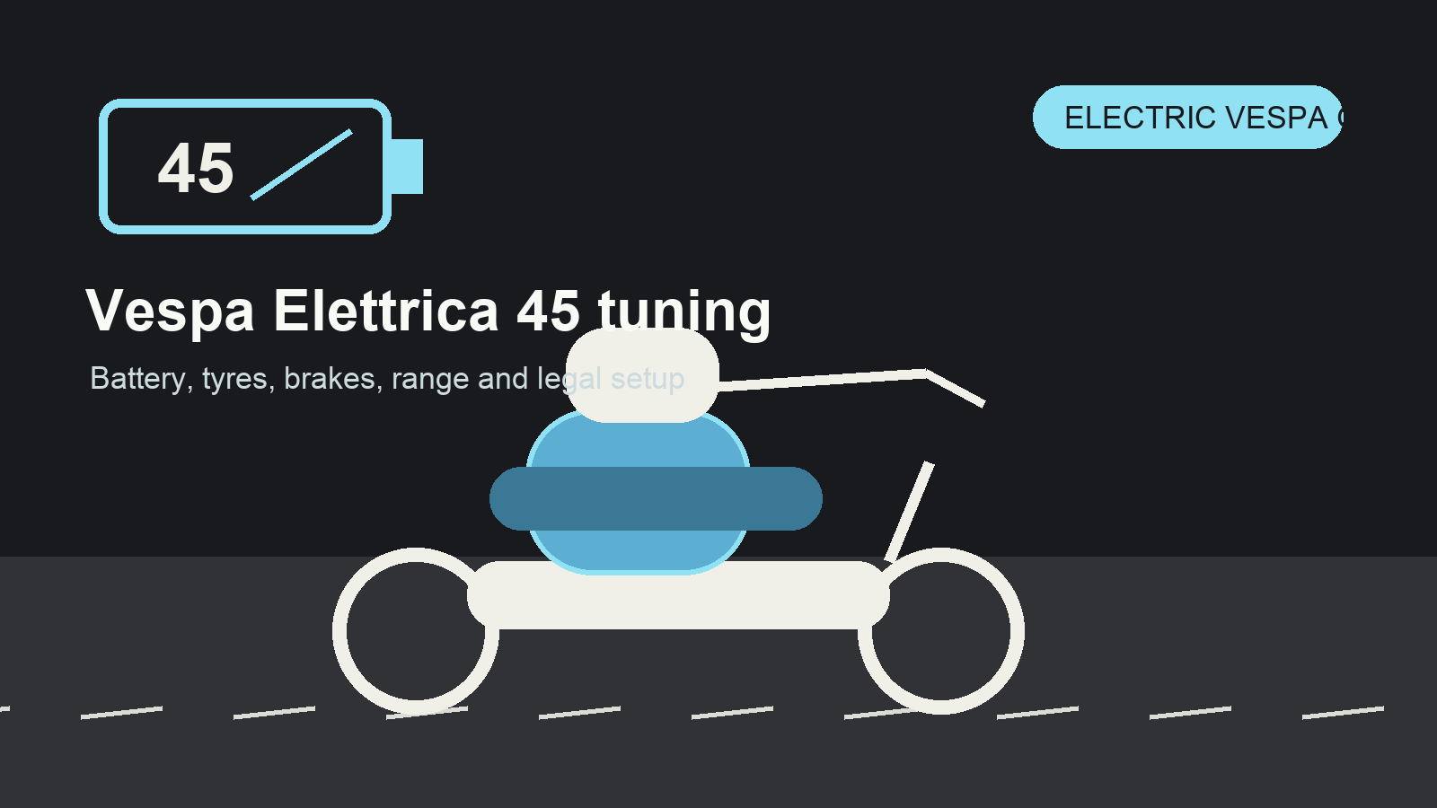 Vespa Elettrica 45 tuning Vespa Elettrica 45 tuning