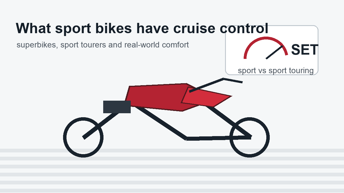 What sport bikes have cruise control What sport bikes have cruise control