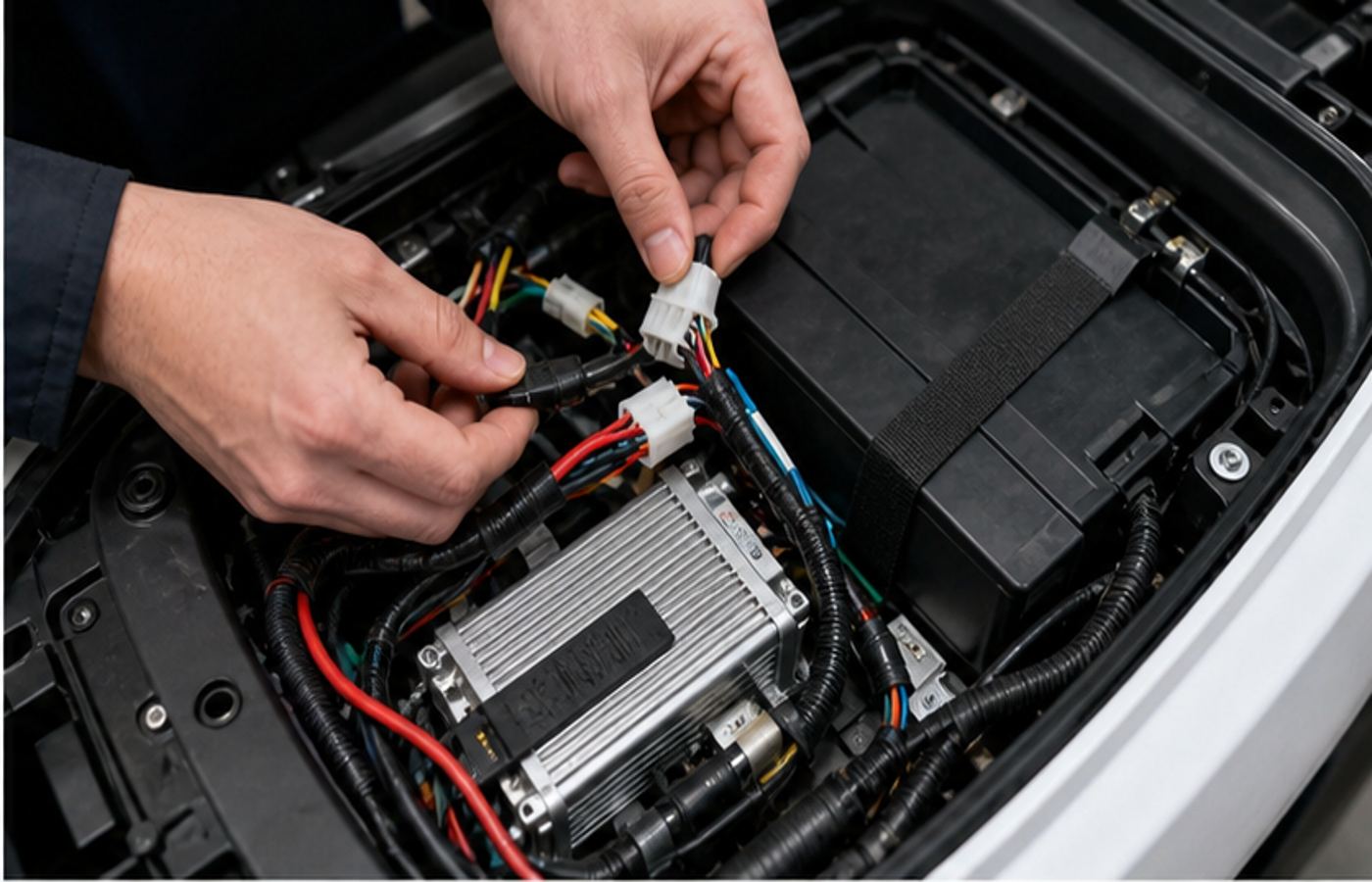 Yadea G5 controller and battery connector check before derestriction