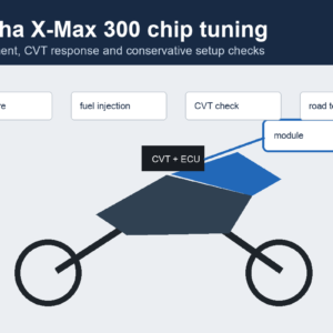 Yamaha X-Max 300 chip tuning